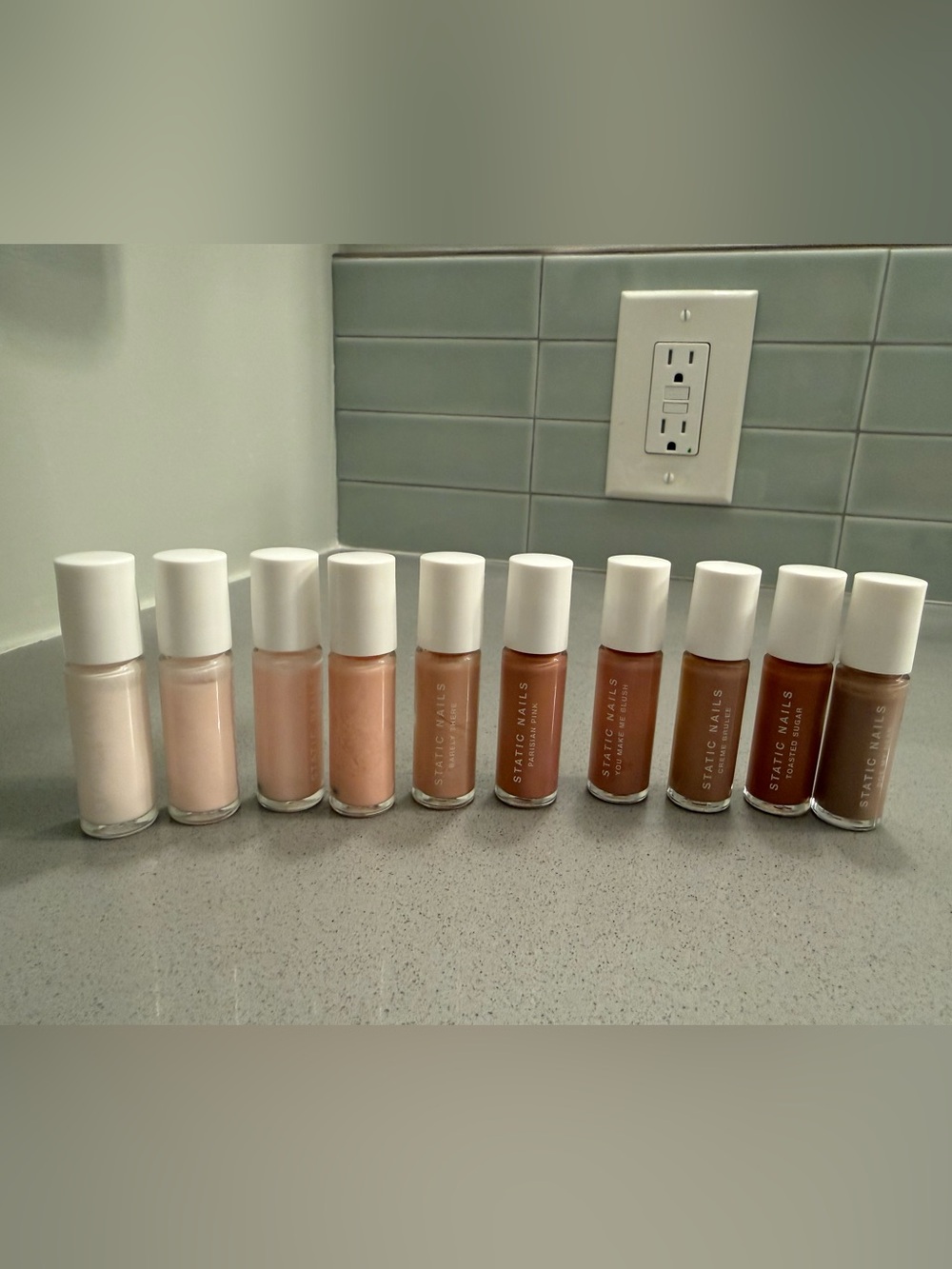 Static Nails Nail Polish lot neutrals